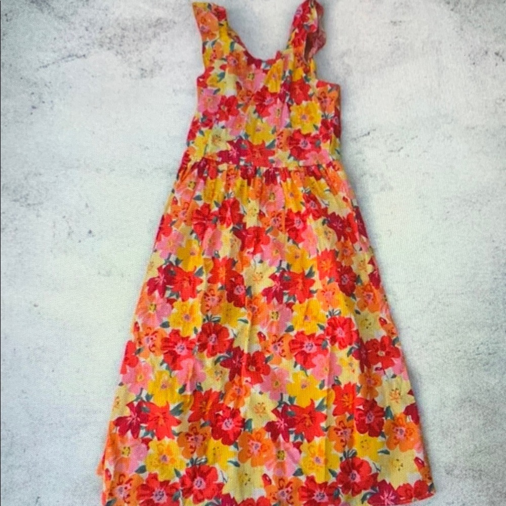 Blueberi Boulevard Multicolored Sleeveless V-neck Sundress
